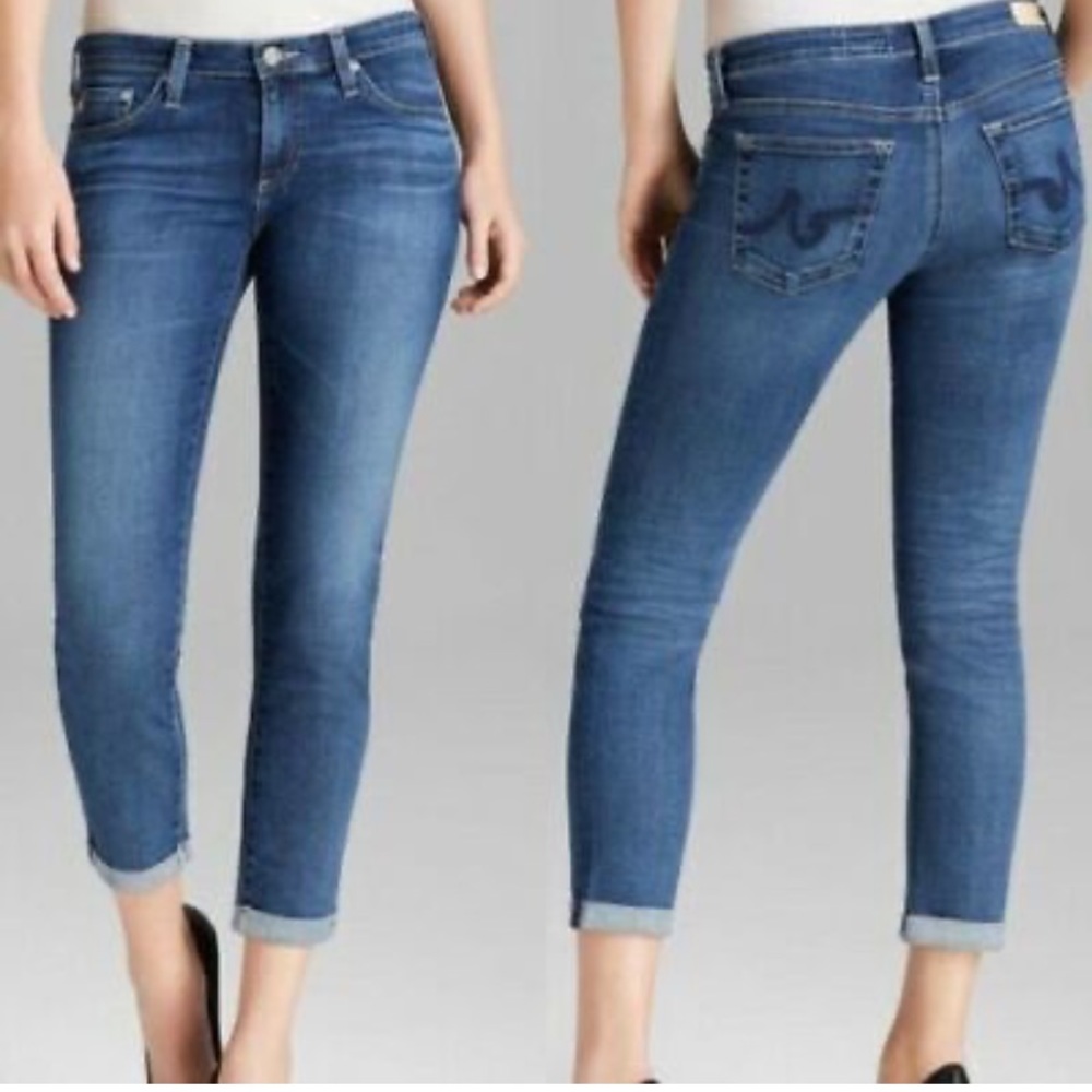 AG Adriano Goldschmied the stilt roll-up jeans size 30